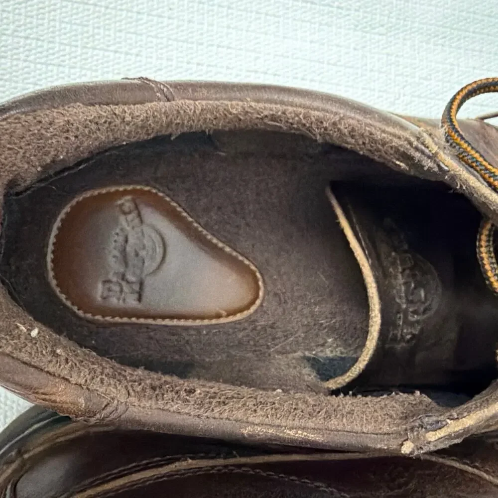 Dr Martens Shoes Mens Size 11 Brown Leather Oxford Grunge Distressed - Picture 6 of 10